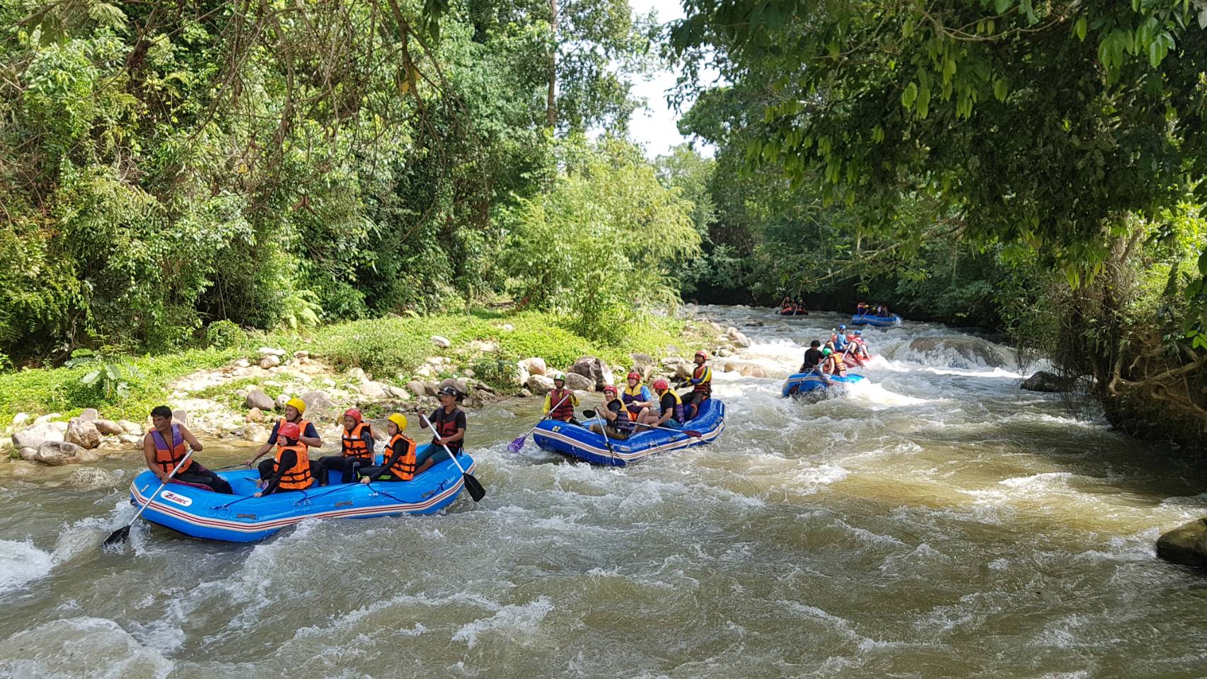 Rafting 5 Km + Sightseeing tour Phang Nga